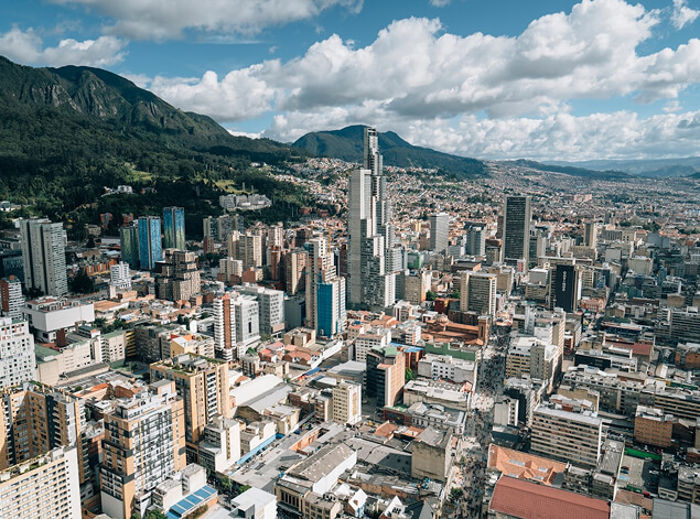 Houston to Bogota